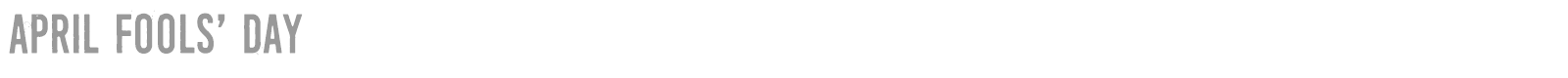April Fools Day font preview